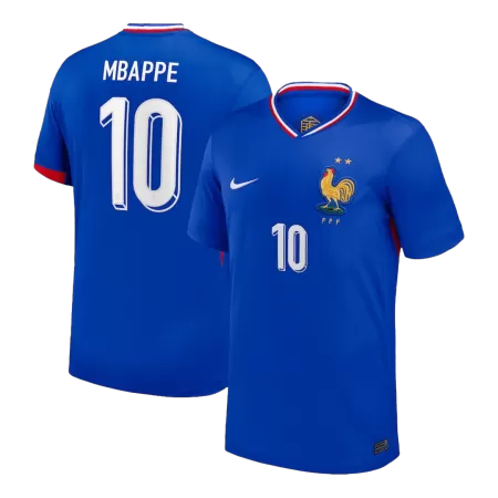 Men's France MBAPPE #10 Home Soccer Jersey Euro 2024 - acejersey