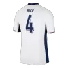 Men's England RICE #4 Home Soccer Jersey Euro 2024 - acejersey