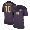 Men's England BELLINGHAM #10 Away Soccer Jersey Euro 2024 - acejersey