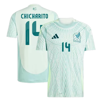 Men's Mexico CHICHARITO #14 Away Soccer Jersey Copa América 2024 - acejersey