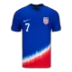 Men's USA REYNA #7 Away Soccer Jersey Copa América 2024 - acejersey