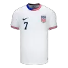 Men's USA REYNA #7 Home Soccer Jersey Copa América 2024 - acejersey