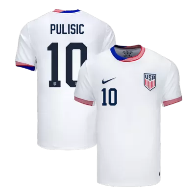 Men's USA PULISIC #10 Home Soccer Jersey Copa América 2024 - acejersey