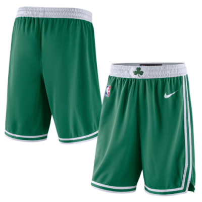 Men's Boston Celtics Swingman Basketball Shorts 2017/18 - Icon Edition - acejersey