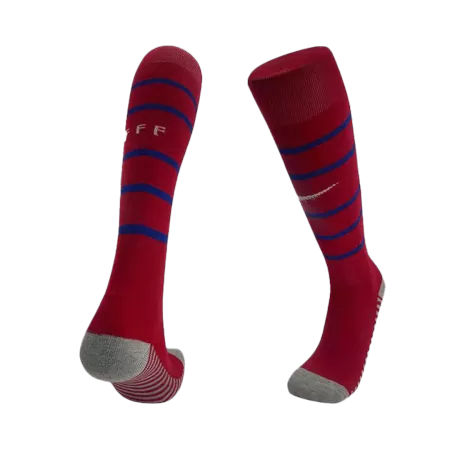 France Home Soccer Socks Euro 2024 For Adults - acejersey
