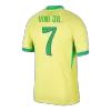 Men's Brazil VINI JR. #7 Home Soccer Jersey Copa América 2024 - acejersey