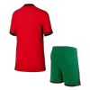 Kid's Portugal Home Jerseys Kit(Jersey+Shorts) 2024 - acejersey