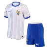 Men's France Away Jersey (Jersey+Shorts) Kit Euro 2024 - acejersey