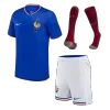 Kid's France Home Jersey Full Kit Euro 2024 - acejersey