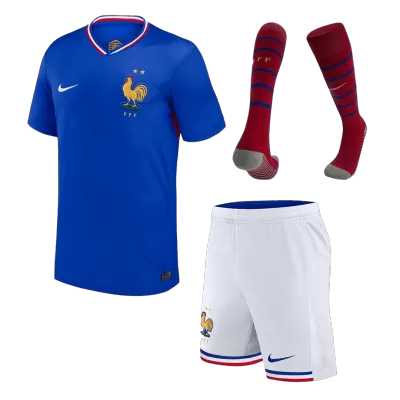 Men's France Home Jersey Full Kit Euro 2024 - acejersey