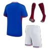 Men's France Home Jersey Full Kit Euro 2024 - acejersey