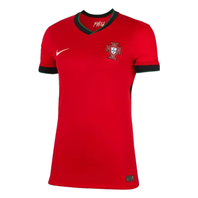 Women's Portugal Home Soccer Jersey Euro 2024 - acejersey