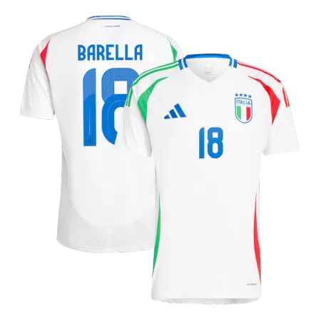 Men's Italy BARELLA #18 Away Soccer Jersey Euro 2024 - acejersey