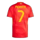 Men's Spain MORATA #7 Home Soccer Jersey Euro 2024 - acejersey