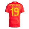 Men's Spain LAMINE YAMAL #19 Home Soccer Jersey Euro 2024 - acejersey