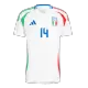 Men's Italy CHIESA #14 Away Soccer Jersey Euro 2024 - acejersey