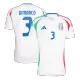 Men's Italy DIMARCO #3 Away Soccer Jersey Euro 2024 - acejersey