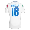 Men's Italy BARELLA #18 Away Soccer Jersey Euro 2024 - acejersey