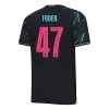 Men's Manchester City FODEN #47 Third Away Soccer Jersey 2023/24 UCL - acejersey