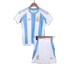 Kid's Argentina Home Jersey Full Kit 2024 - acejersey