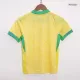 Kid's Brazil Home Jerseys Kit(Jersey+Shorts) 2024 - acejersey