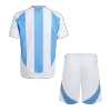 Kid's Argentina Home Jerseys Kit(Jersey+Shorts) 2024 - acejersey