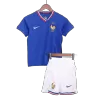 Kid's France Home Jerseys Kit(Jersey+Shorts) 2024 - acejersey