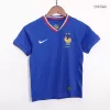 Kid's France Home Jerseys Kit(Jersey+Shorts) 2024 - acejersey