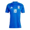 Men's Italy BARELLA #18 Home Soccer Jersey Euro 2024 - acejersey