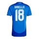 Men's Italy BARELLA #18 Home Soccer Jersey Euro 2024 - acejersey
