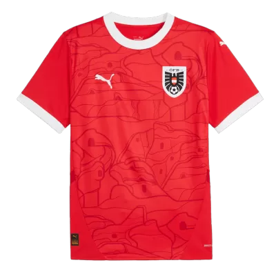 Men's Austria Home Soccer Jersey Euro 2024 - acejersey