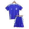 Kid's Argentina Away Jerseys Kit(Jersey+Shorts) Copa América 2024 - acejersey