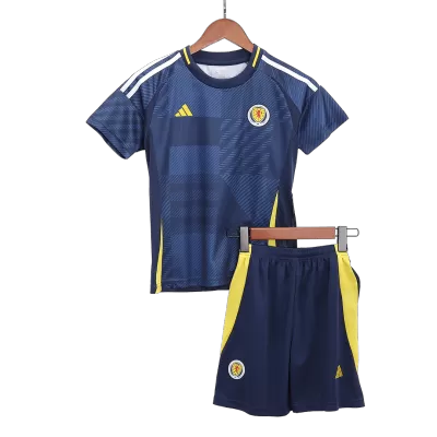 Kid's Scotland Home Soccer Jersey Kit(Jersey+Shorts) Euro 2024 - acejersey