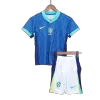 Kid's Brazil Away Jersey Full Kit Copa América 2024 - acejersey