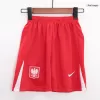 Kid's Poland Home Jerseys Kit(Jersey+Shorts) Euro 2024 - acejersey