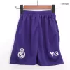 Kid's Real Madrid Fourth Away Jerseys Kit(Jersey+Shorts) 2023/24 - acejersey