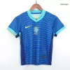 Kid's Brazil Away Jersey Full Kit Copa América 2024 - acejersey