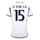 A POR LA #15 Real Madrid Home Soccer Jersey 2023/24 - acejersey