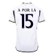 Real Madrid A POR LA #15 Home Soccer Jersey 2023/24 - Player Version - acejersey