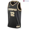 Men's Memphis Grizzlies Ja Morant #12 Black Select Series Swingman Jersey 2024 - acejersey