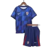 Kid's Croatia Away Jerseys Kit(Jersey+Shorts) Euro 2024 - acejersey