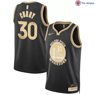 Men's Golden State Warriors Stephen Curry #30 Swingman Jersey - Black Select Series - acejersey