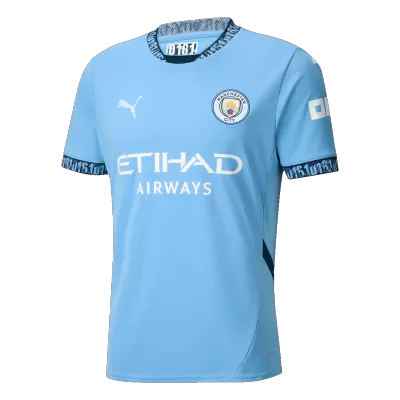 Men's Manchester City Home Soccer Jersey 2024/25 - acejersey