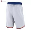 Men's New York Knicks White Swingman Basketball Shorts - Association Edition - acejersey