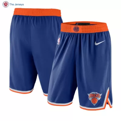 Men's New York Knicks Swingman Basketball Shorts - Icon Edition - acejersey