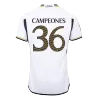 CAMPEONES #36 Real Madrid Home Soccer Jersey 2023/24 - acejersey