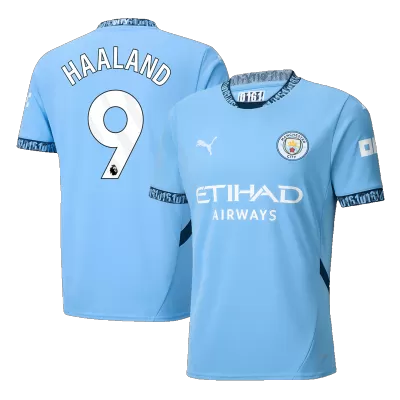 Men's Manchester City HAALAND #9 Home Soccer Jersey 2024/25 - acejersey