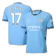 Men's Manchester City DE BRUYNE #17 Home Soccer Jersey 2024/25 - acejersey
