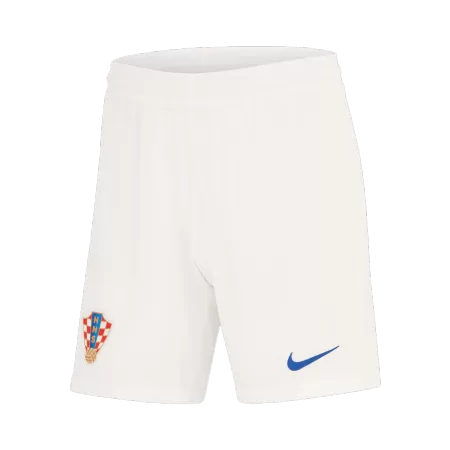 Croatia Home Soccer Shorts Euro 2024 - acejersey