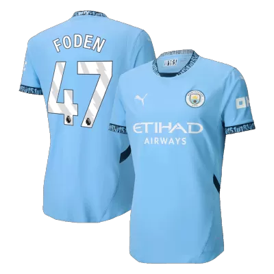 Manchester City FODEN #47 Home Soccer Jersey 2024/25 - Player Version - acejersey